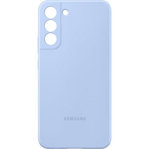 photo Silicone Cover pour Galaxy S22+ - Bleu clair