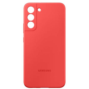 photo Silicone Cover pour Galaxy S22+ - Glow Red
