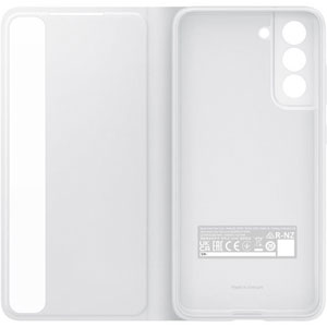 Smart Clear View Cover pour Galaxy S21Fe - Blanc