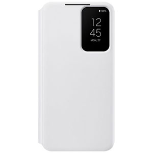 Smart Clear View Cover pour Galaxy S22 - Blanc