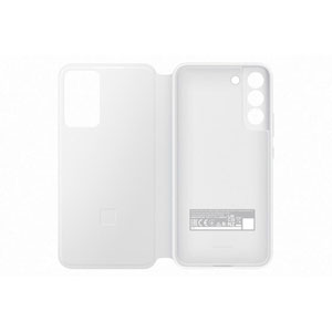 Smart Clear View Cover pour Galaxy S22+ - Blanc