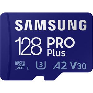 photo PRO Plus microSDXC UHS-I - 128Go + Adaptateur SD