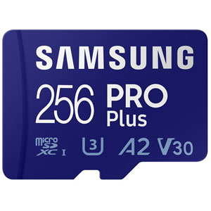 PRO Plus microSDXC UHS-I - 256Go + Adaptateur SD