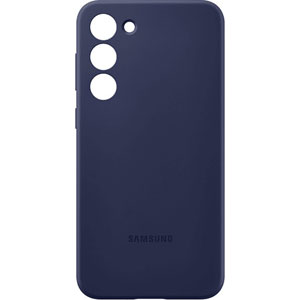 photo Coque en silicone pour Galaxy S23+ - Bleu marine