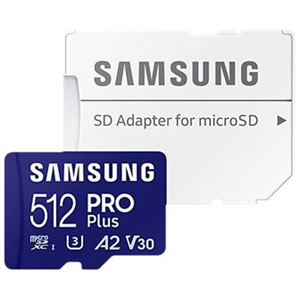 photo PRO Plus + Adaptateur microSDXC - 512Go