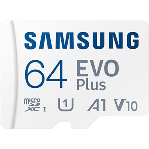 photo EVO Plus (2024) microSDXC UHS-I - 64Go + Adapt SD