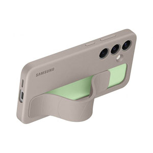 Coque avec lanière et support Galaxy S24 - Taupe