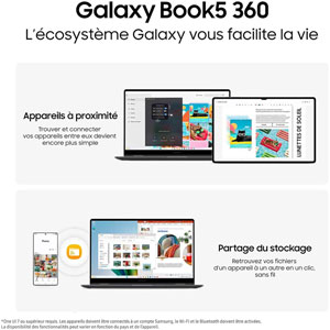 Galaxy Book5 360 - 15p / U5 / 16Go / 512Go / Gris