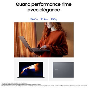 Galaxy Book4 - 15.6p / i5 / 16Go / 512Go / W11