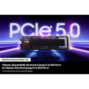 9100 PRO M.2 2280 PCIe 5.0 NVMe - 1To / HeatSink