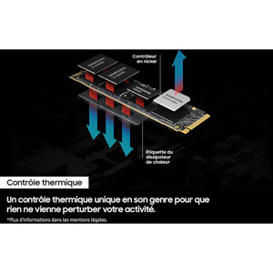 9100 PRO M.2 2280 PCIe 5.0 NVMe - 1To / HeatSink