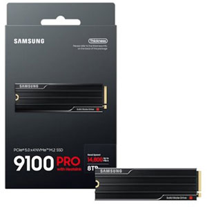 9100 PRO M.2 2280 PCIe 5.0 NVMe - 8To / HeatSink