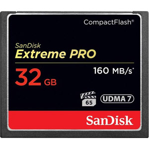 photo Extreme Pro CompactFlash 32Go 160Mo/s