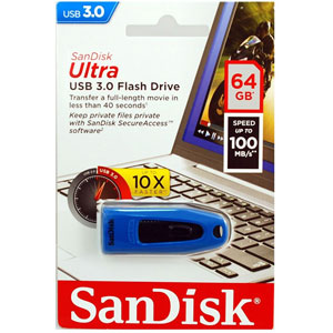 photo Ultra USB 3.0 - 64 Go/ Bleu