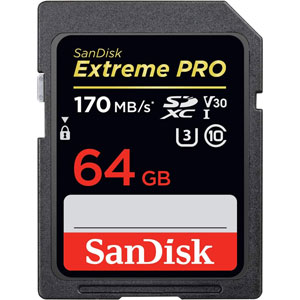 Extreme Pro SDXC UHS-I U3 - 64 Go
