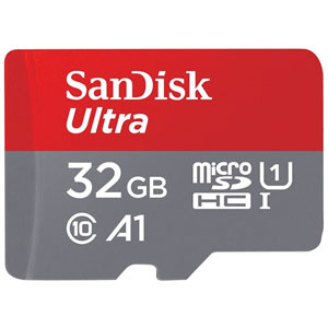photo Ultra microSDHC UHS-I - 32Go + Adaptateur SD