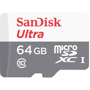 photo Ultra microSDXC Class10 - 64Go + Adaptateur SD