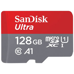 photo Ultra microSDXC UHS-I - 128Go + Adaptateur SD