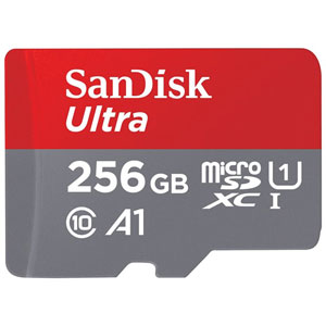 photo Ultra microSDXC UHS-I - 256Go + Adaptateur SD