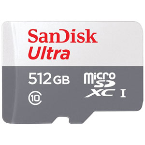 photo Ultra microSDXC UHS-I - 512Go + Adaptateur SD