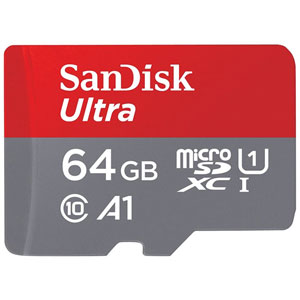photo Ultra microSDXC UHS-I - 64Go + Adaptateur SD