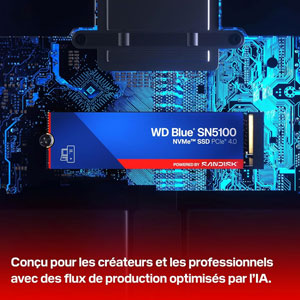 WD Blue SN5100 NVMe M.2 2280 PCIe Gen 4 - 1To