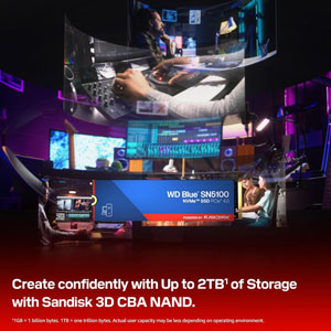 WD Blue SN5100 NVMe M.2 2280 PCIe Gen 4 - 500Go