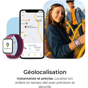 SaveWatch Plus Blanche / Ocean (Tissu)