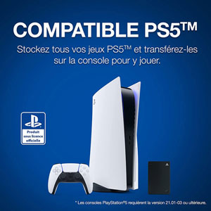 SEAGATE Game Drive for Playstation - 2To/ Noir - STGD2000200 moins cher 