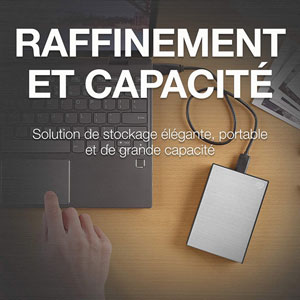 One Touch HDD USB3.0 - 1To / Argent