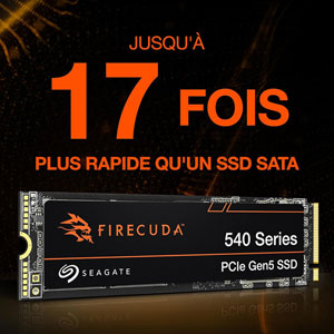 FireCuda 540 SSD M.2 2280 PCIe 5.0 NVMe - 2To