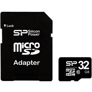 photo microSDHC Class 10 - 32Go + Adaptateur SD