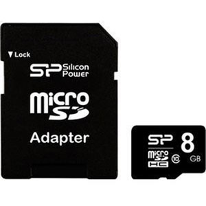 photo microSDHC Class 10 - 8Go + Adaptateur SD