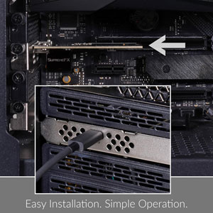Allegro Max USB-C 20Gbps 1-Port PCIe Card