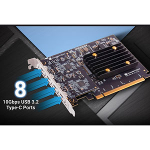 Allegro Pro USB-C 8-Port PCIe Card