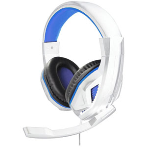 photo Casque Filaire Stereo Hp44 - Blanc / bleu (PS5)