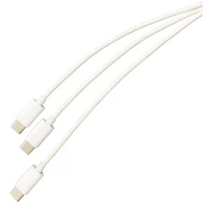 Cable Dual Play & Charge pour manettes PS5 - Blanc