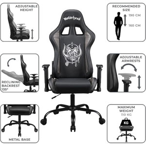 Siège gamer adulte Motörhead