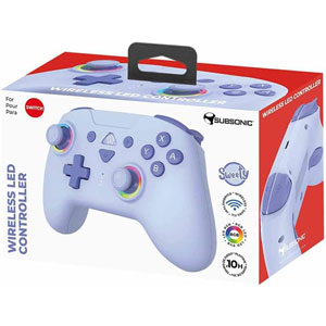 Manette Switch sans fil LED - Bleu