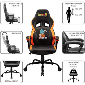 Chaise de bureau gamer Dragon Ball Super