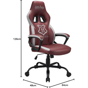 Chaise de bureau gamer Harry Potter Hogwarts