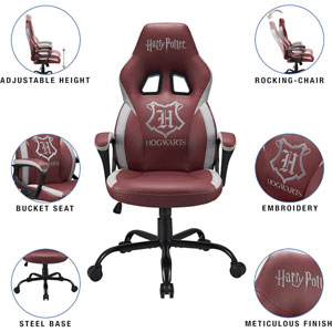Chaise de bureau gamer Harry Potter Hogwarts