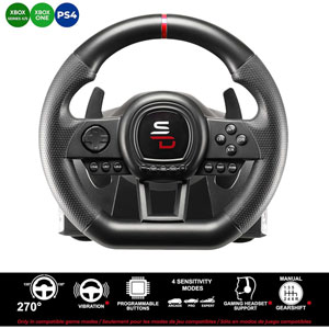 GS650-X - Volant et Levier de Vitesse PS4 et Xbox