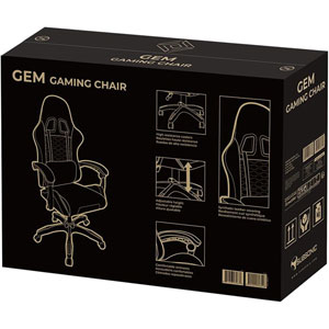 Chaise gaming Noire GEM