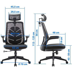 Chaise ergonomique i-Care Leaf