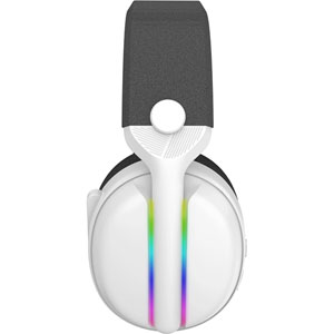 Casque audio gaming LED Vektra - Blanc