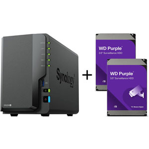 Bundle DS224+ / 2x WD Purple 4To