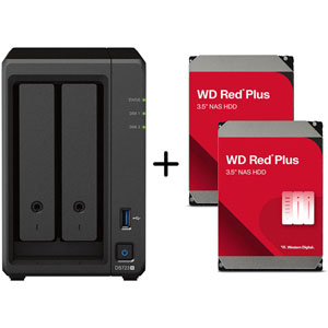 Bundle DS723+ / 2x WD Red Plus 2To