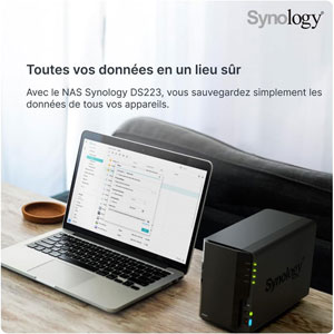 Bundle DS223 avec 2x HDD Plus Series HAT3300 4To