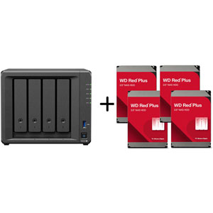 photo Bundle DS423+ / 4x WD Red Plus 4To